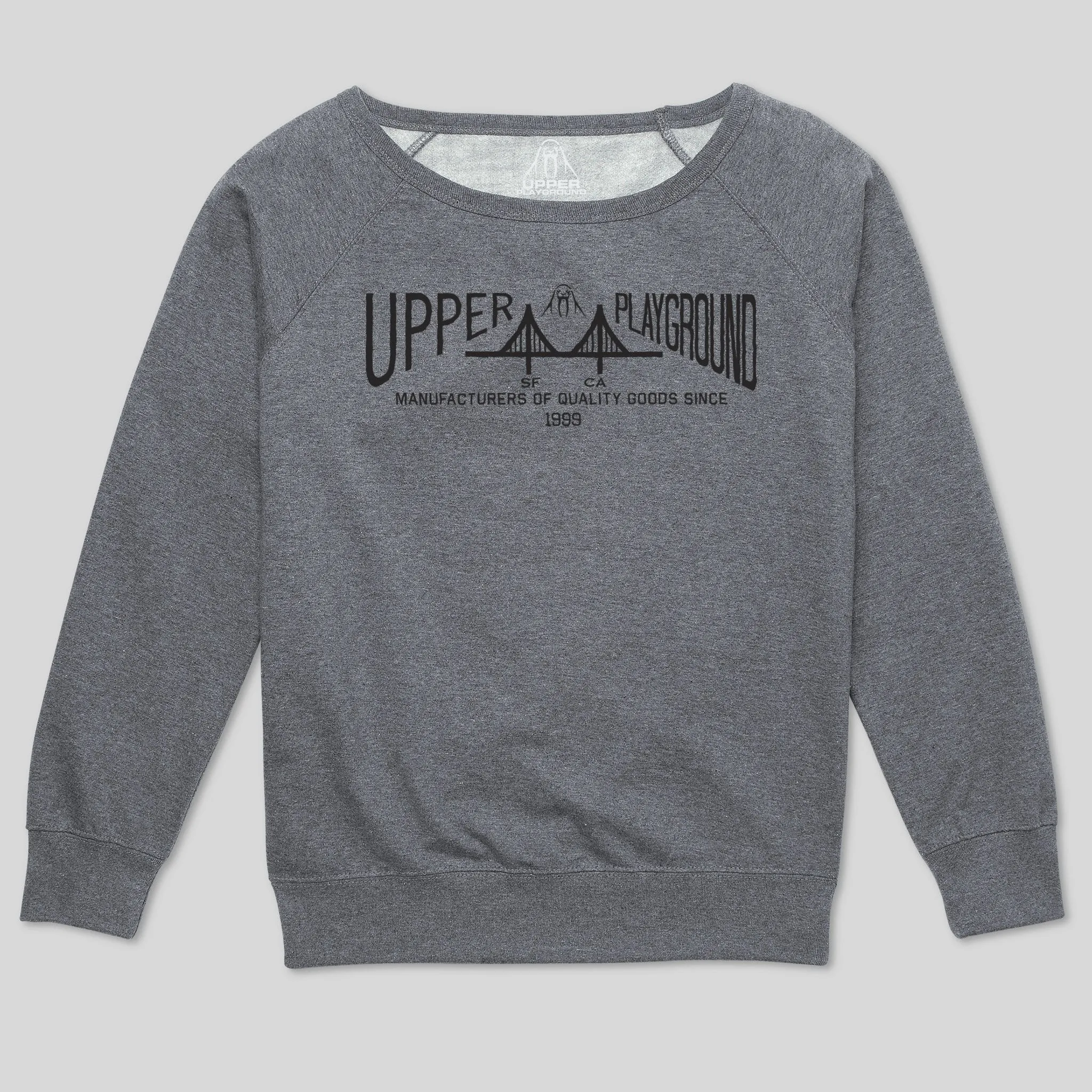 BRIDGE WOMEN'S SCOOP NECK SWEATSHIRT
