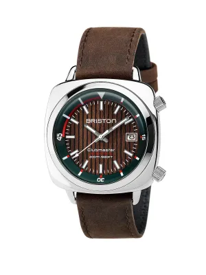 Briston Clubmaster Diver Yachting Steel Automatic HMS British Green 42mm