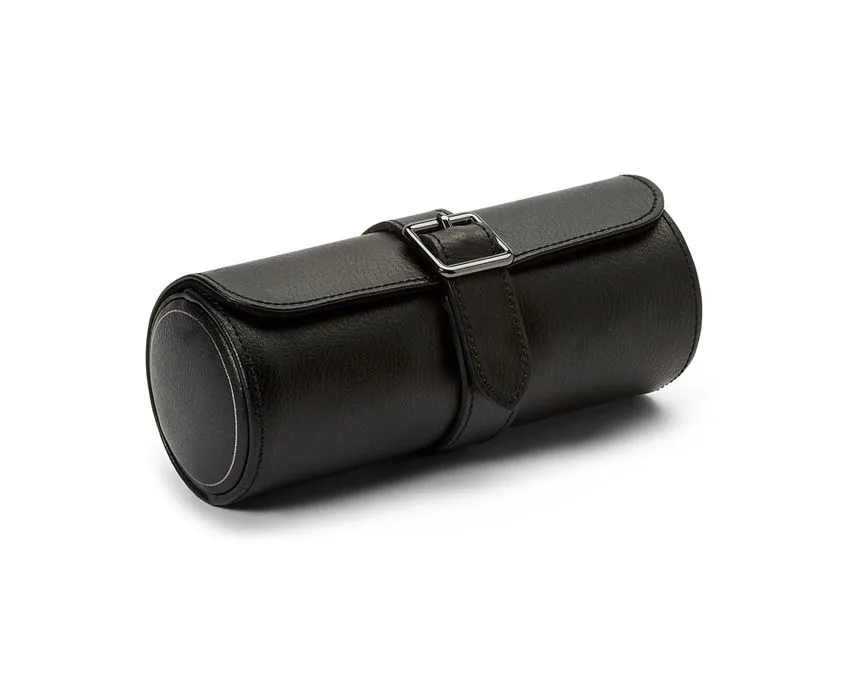 British Racing Triple Watch Roll - Black