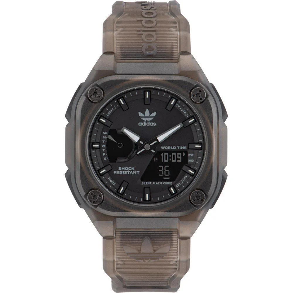 Brown Silicone Watch
