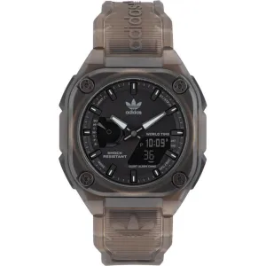 Brown Silicone Watch