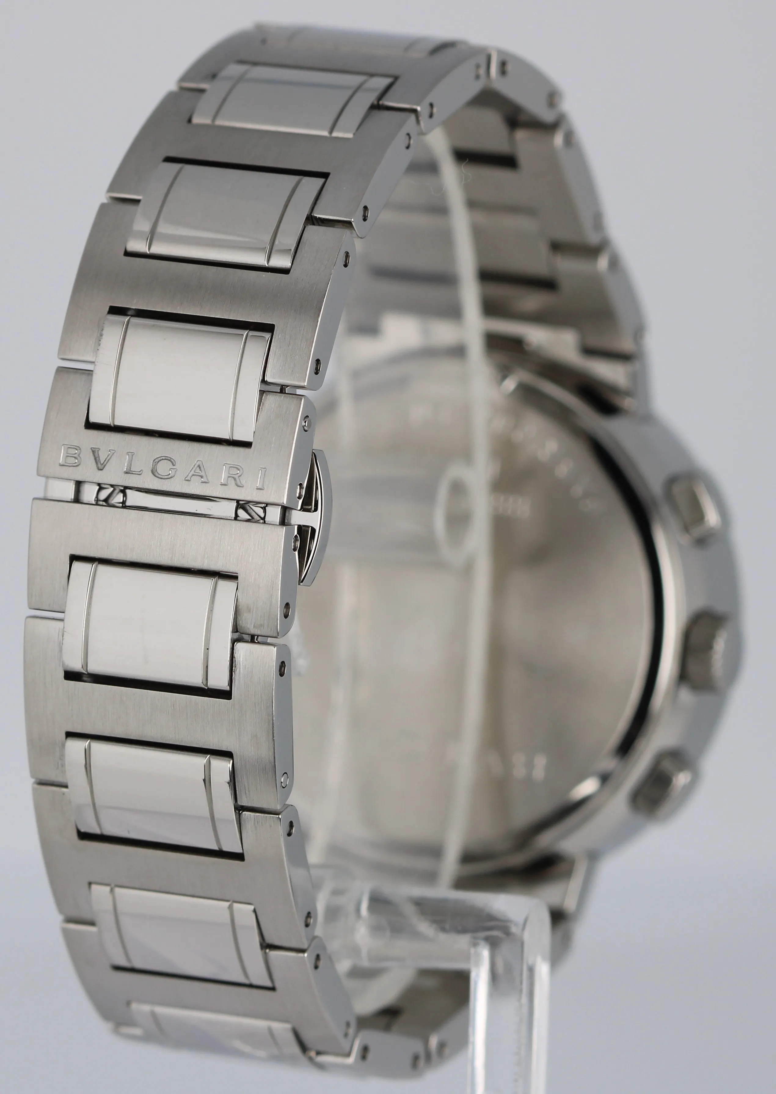 Bulgari Bulgari Date Stainless Steel Automatic Silver 38mm BB38SSCH Watch