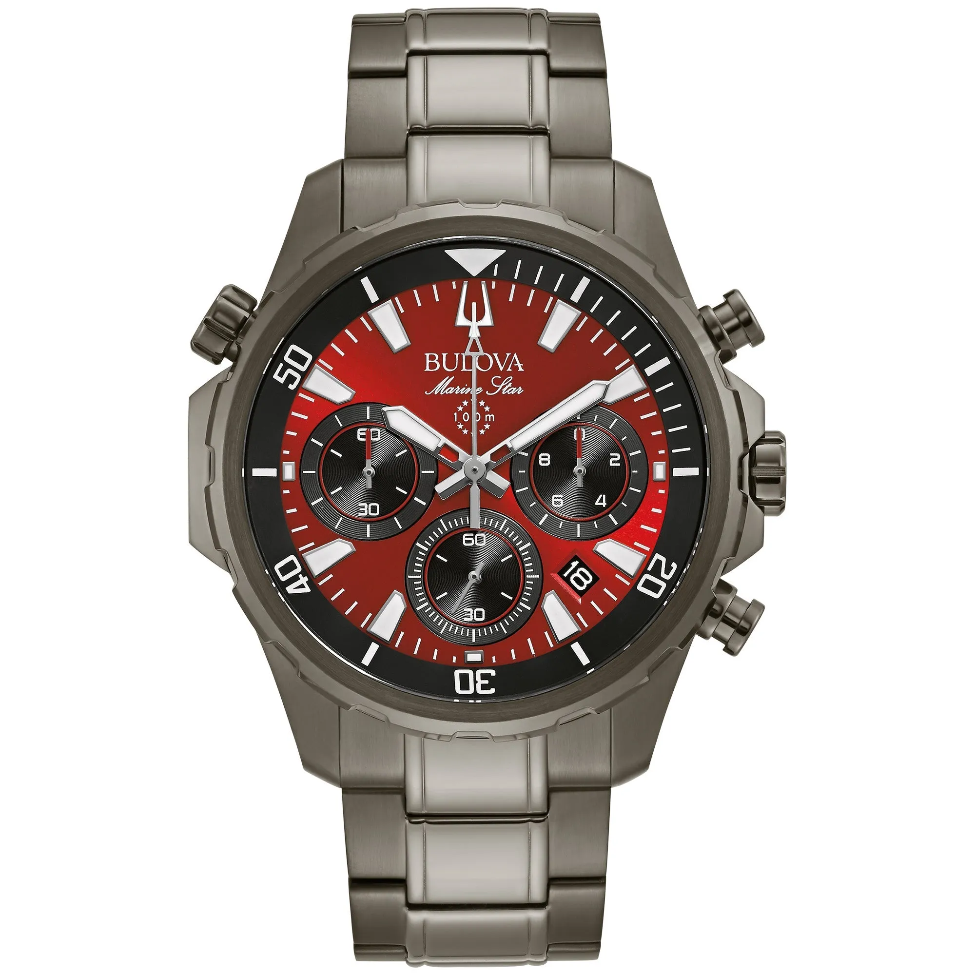 Bulova Performance Marine Star Mens Watch Stainless Steel