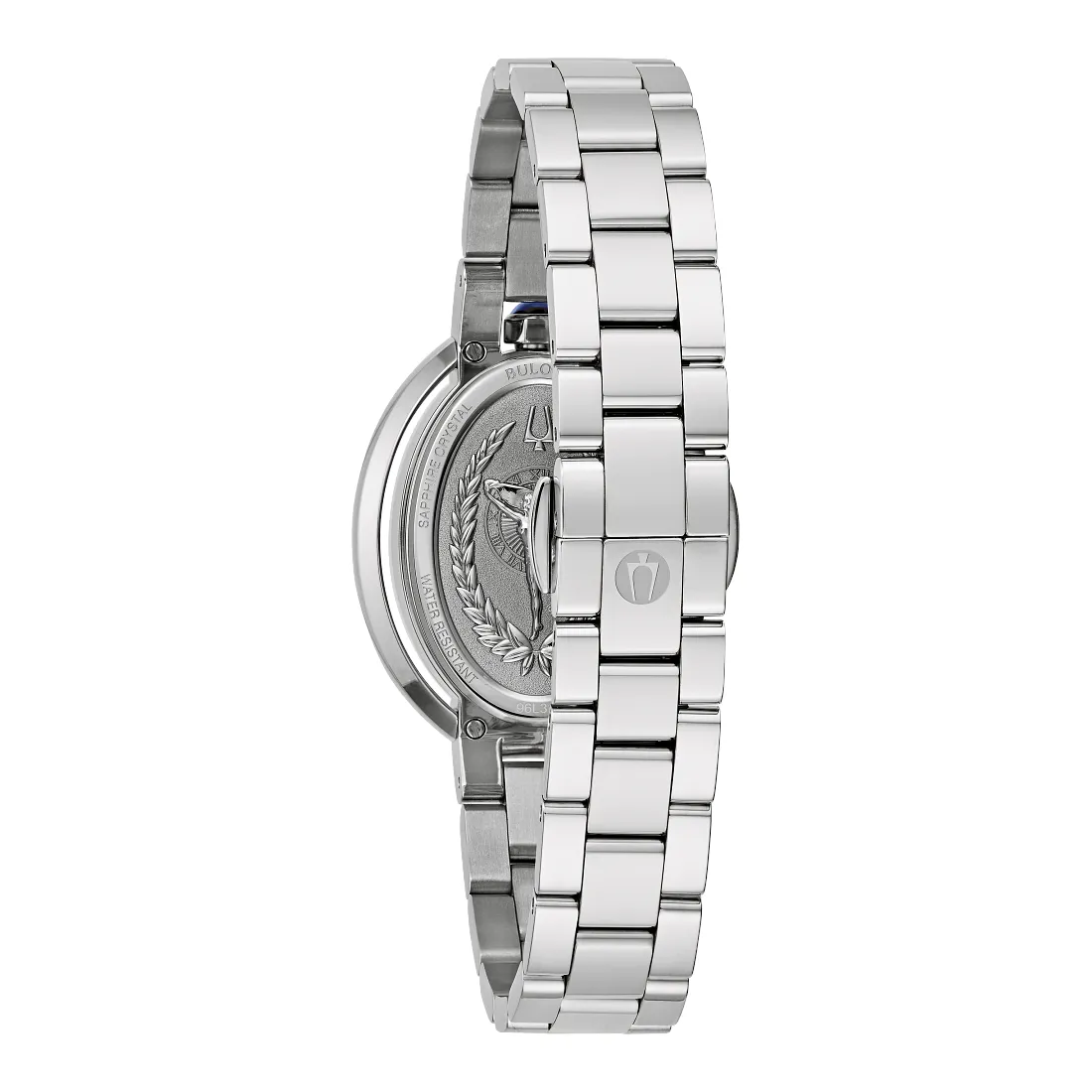 Bulova Rubaiyat Ladies Stainless Steel Pink Dial Watch