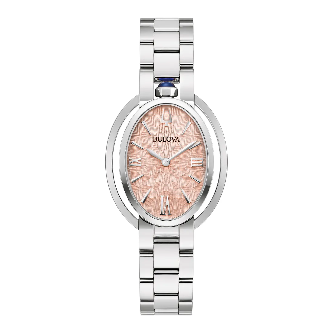 Bulova Rubaiyat Ladies Stainless Steel Pink Dial Watch