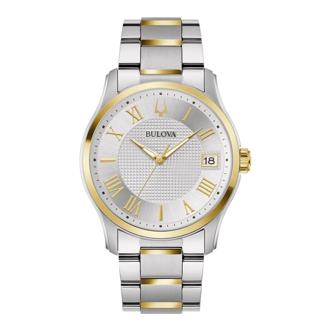 Bulova Wilton Mens Two Tone Watch