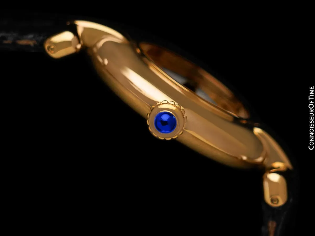 Cartier Colisee Ladies Vendome Vermeil Watch with Trinity Dial - 18K Gold over Sterling Silver