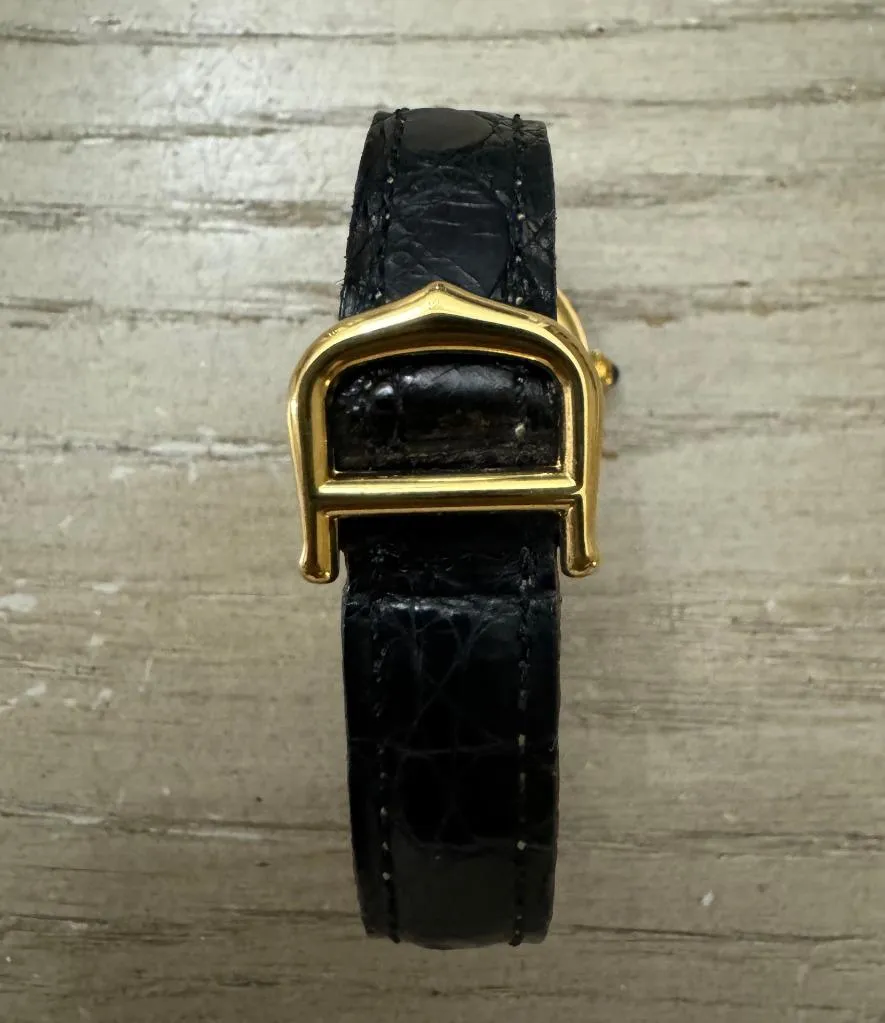 Cartier Colisee Ladies Vendome Vermeil Watch with Trinity Dial - 18K Gold over Sterling Silver