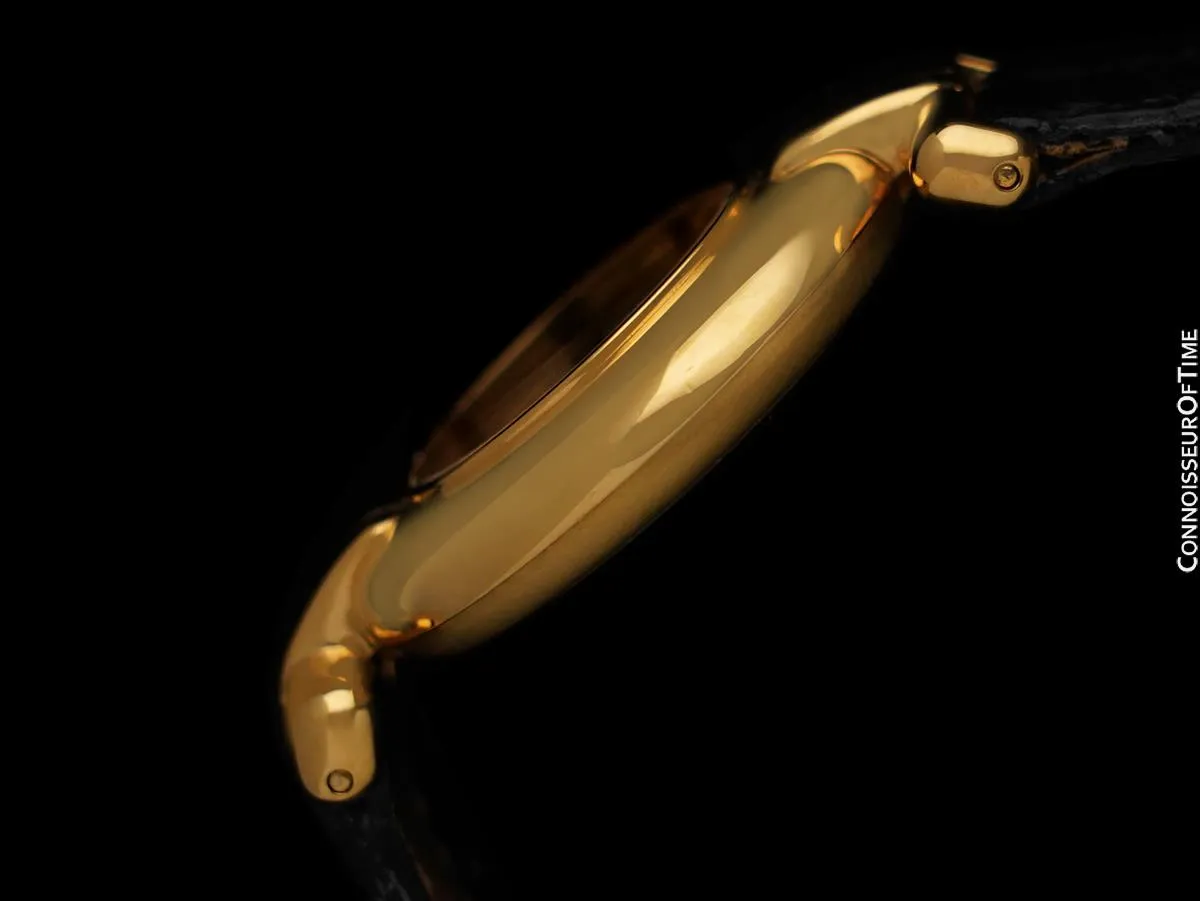 Cartier Colisee Ladies Vendome Vermeil Watch with Trinity Dial - 18K Gold over Sterling Silver