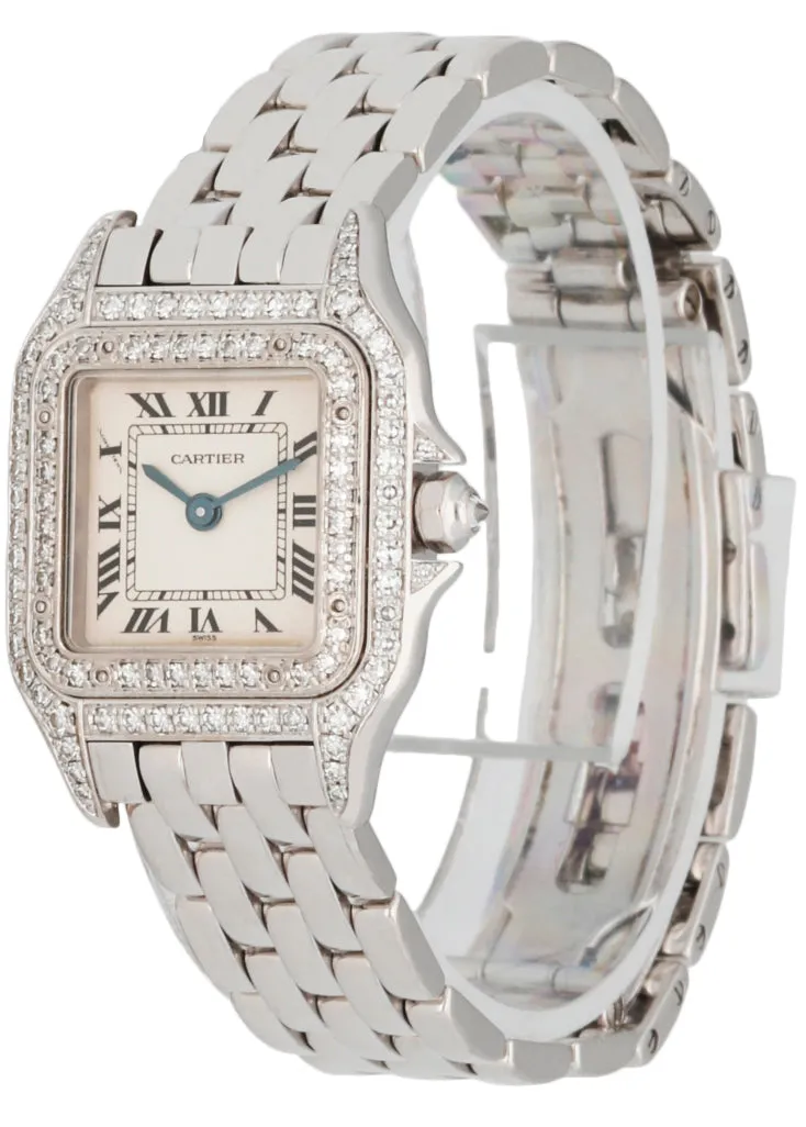 Cartier Panthere 1660 18K White Gold Diamond Ladies Watch