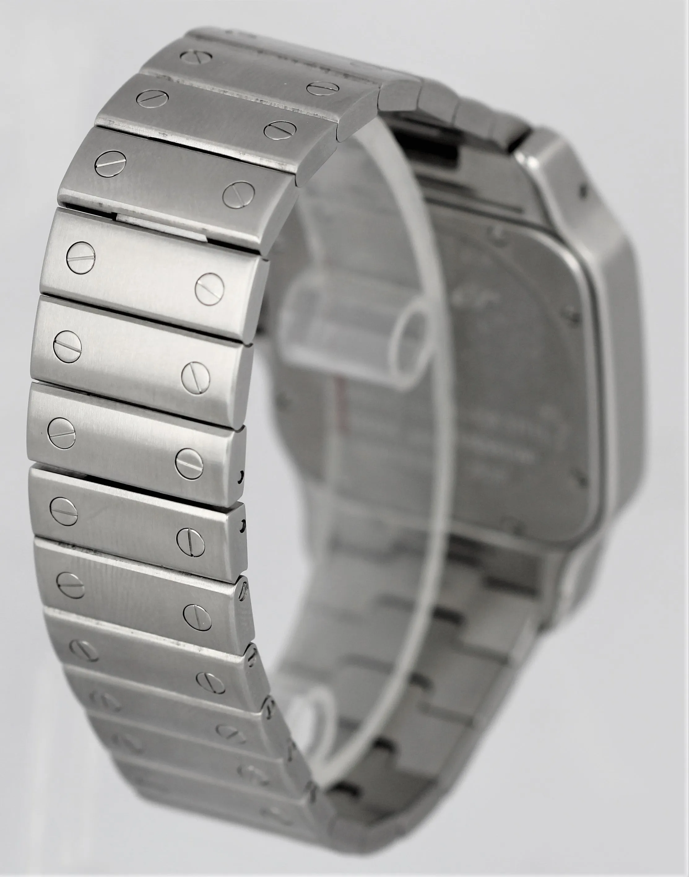 Cartier Santos Galbee XL Stainless Steel White Roman 32mm 2823 W20098D6 Watch