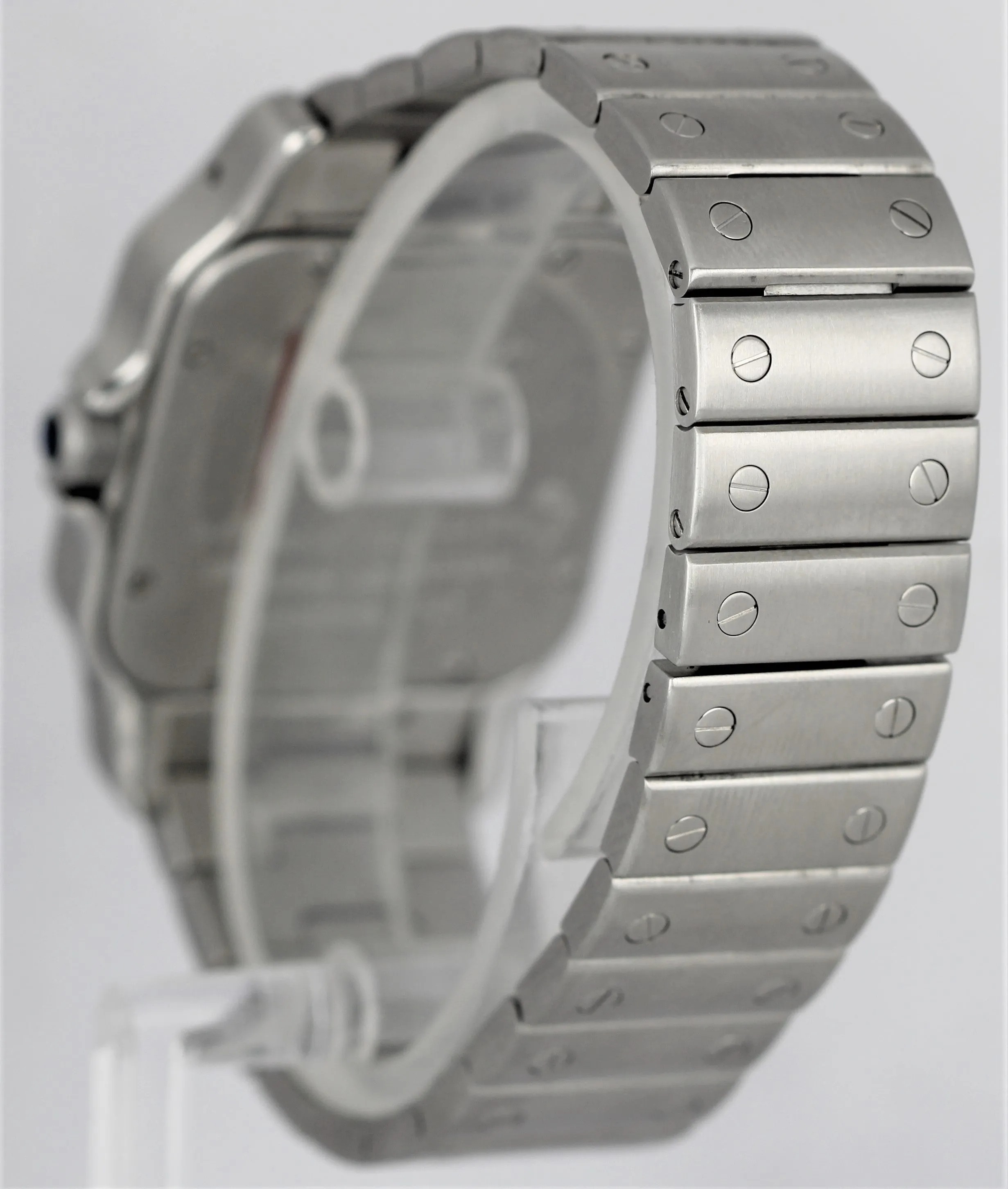 Cartier Santos Galbee XL Stainless Steel White Roman 32mm 2823 W20098D6 Watch