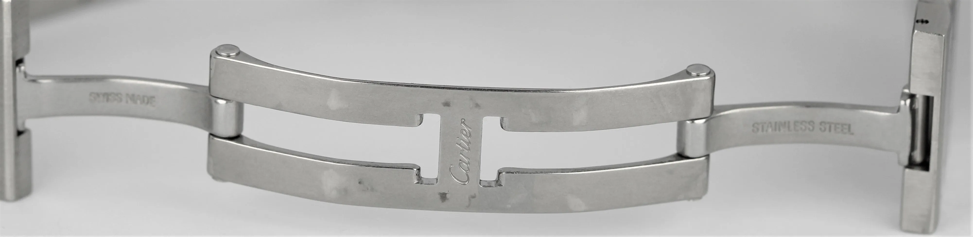 Cartier Santos Galbee XL Stainless Steel White Roman 32mm 2823 W20098D6 Watch