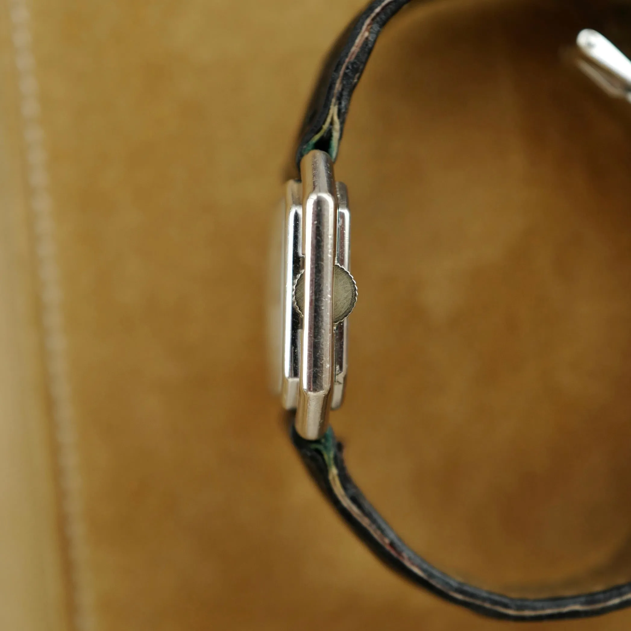 Cartier White Gold Tank Ceinture Watch (New Arrival)