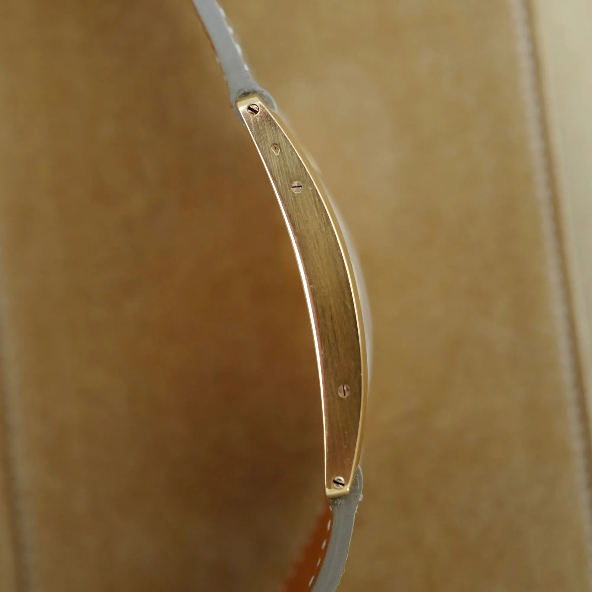 Cartier Yellow Gold Large Tank Cintree, Circa 1960s (New Arrival)