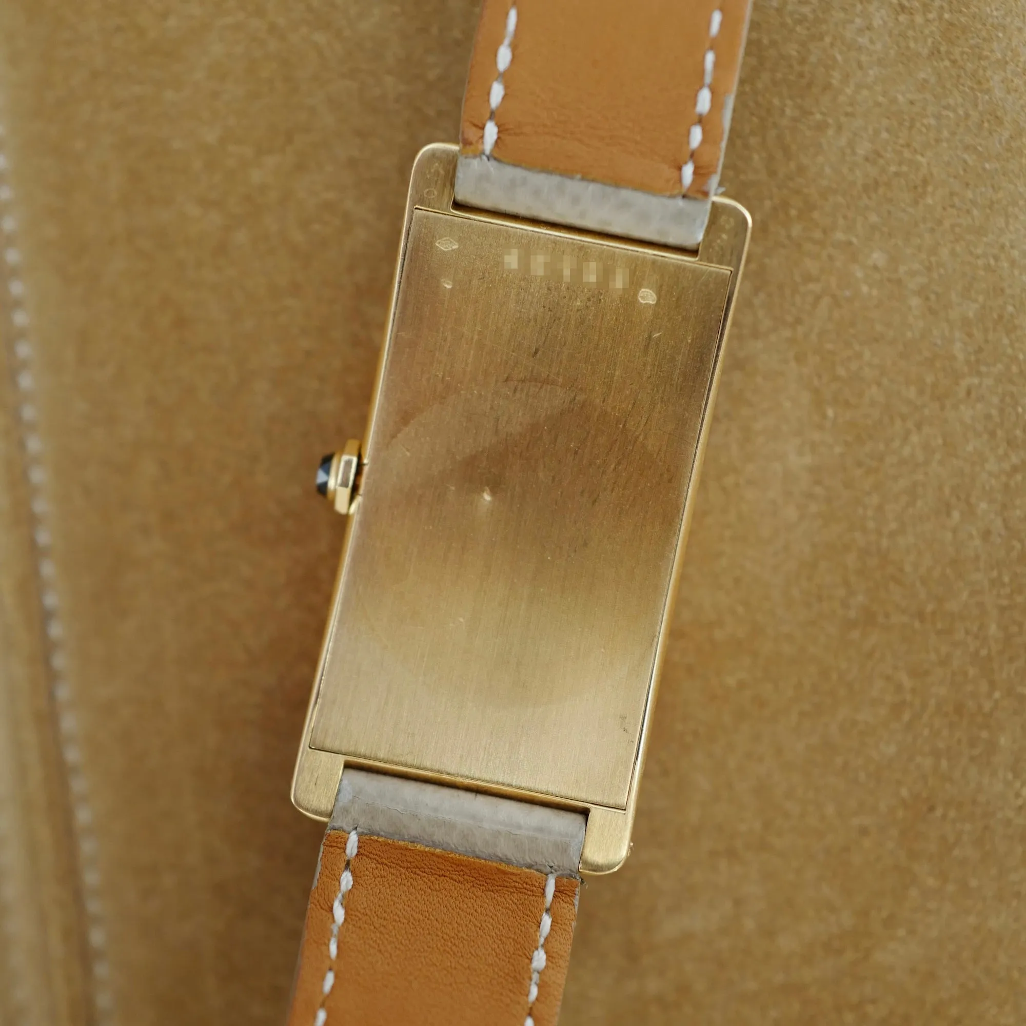 Cartier Yellow Gold Large Tank Cintree, Circa 1960s (New Arrival)
