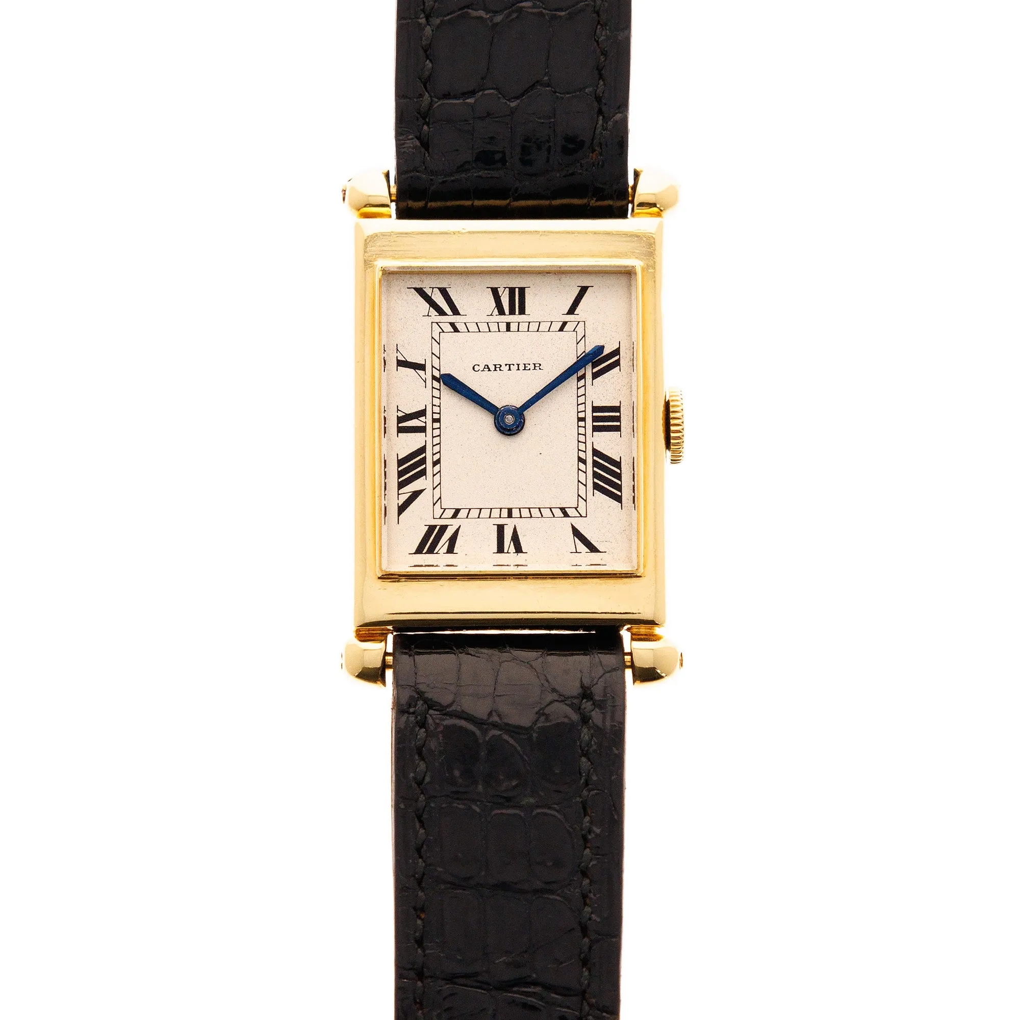 Cartier Yellow Gold Tank Obus, European Watch & Clock, Late 1940s