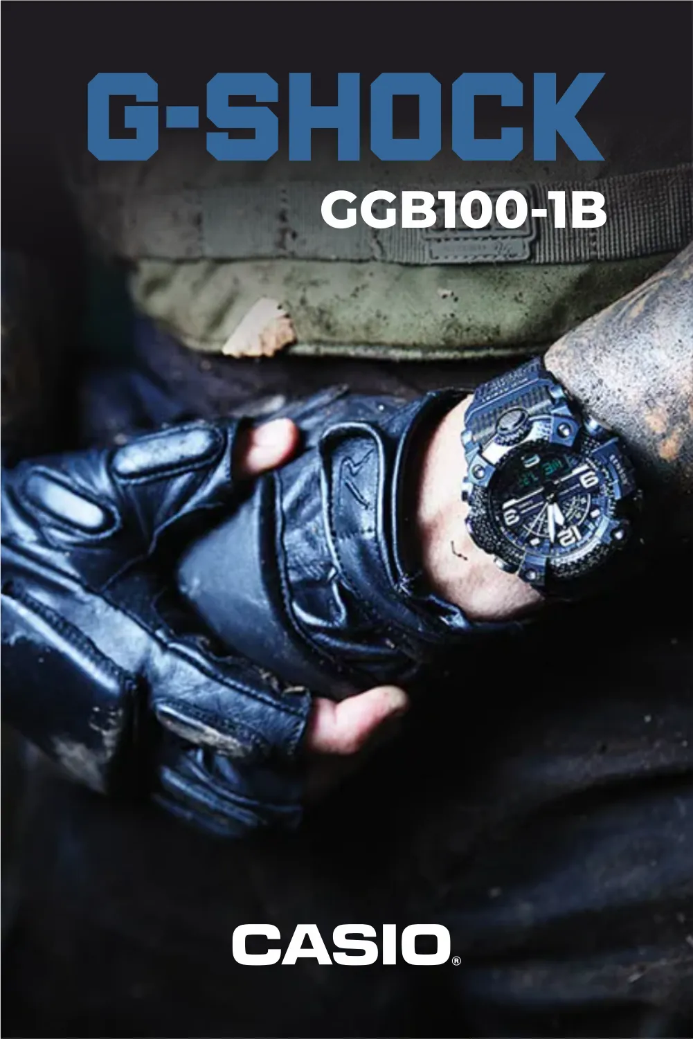 Casio G-Shock Master of G Mudmaster Men's Watch with Wearable4U Power Pack Bundle