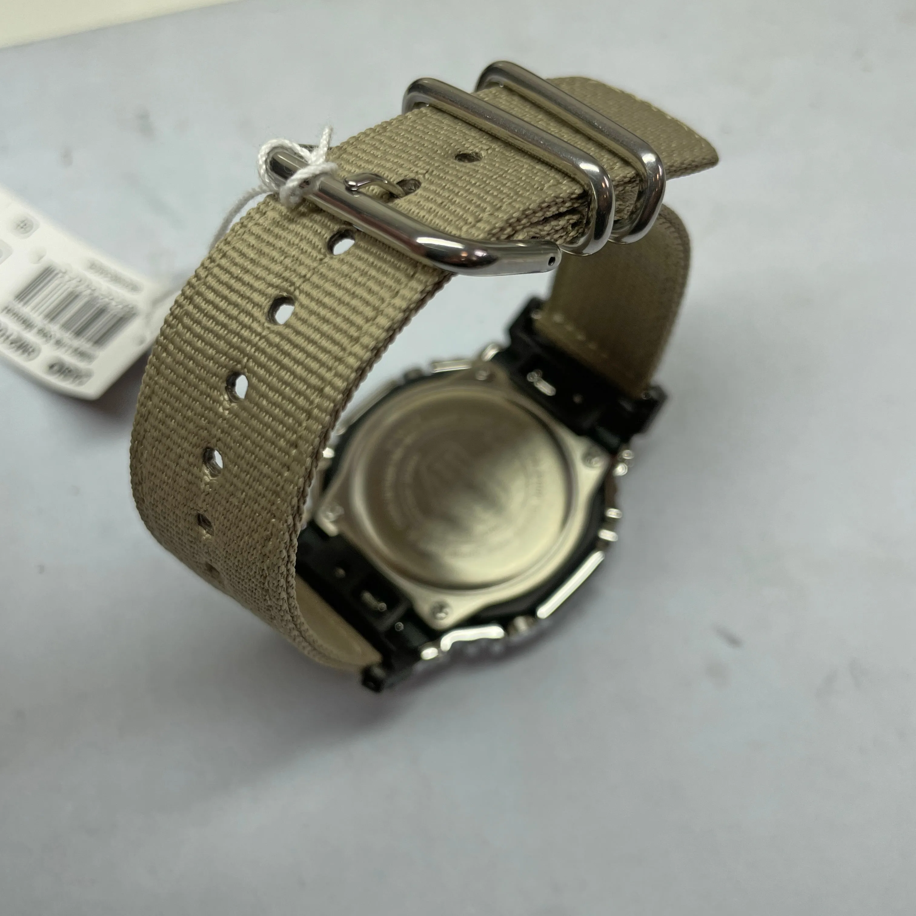 Casio G-Shock Metal Bezel CasiOak GM2100C-5A GM2100 Ultility Watch Tan Canvas