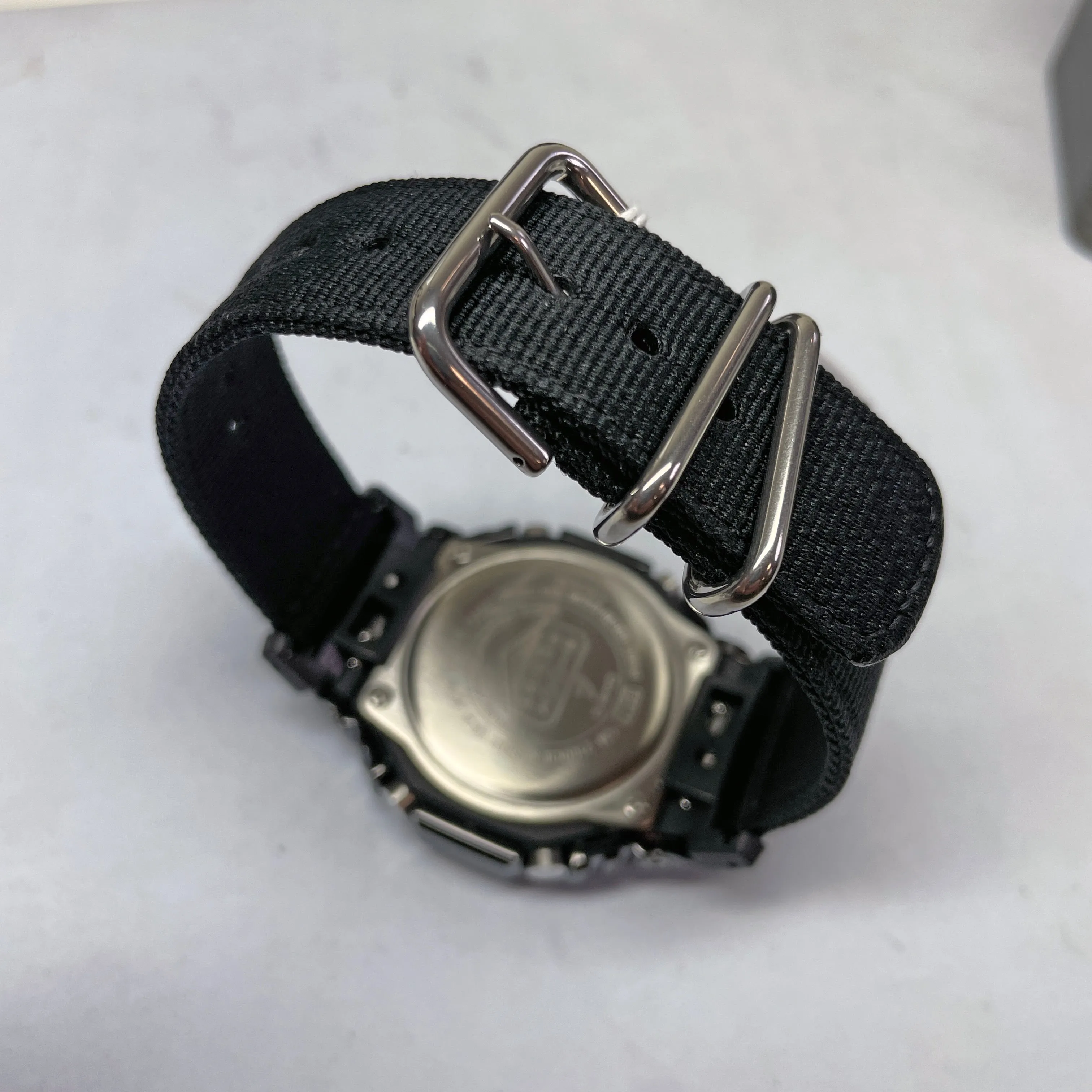 Casio G-Shock Metal Bezel CasiOak GM2100CB-1A GM2100 Ultility Watch Black Canvas