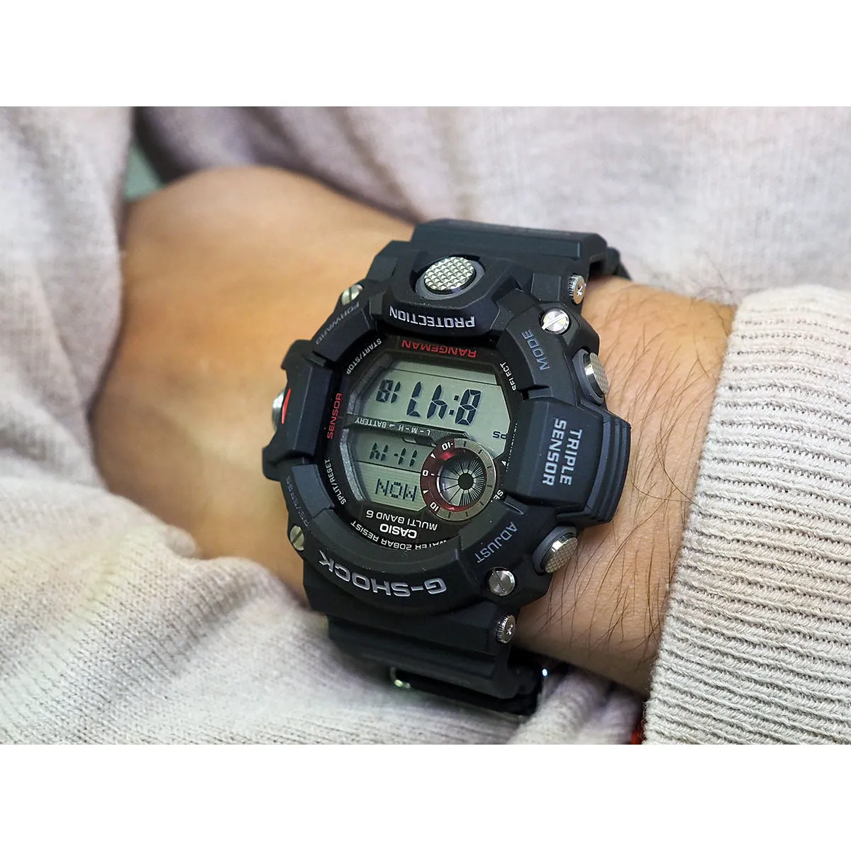 Casio Men G-Shock Master of G Rangeman Black Watch GW9400-1B