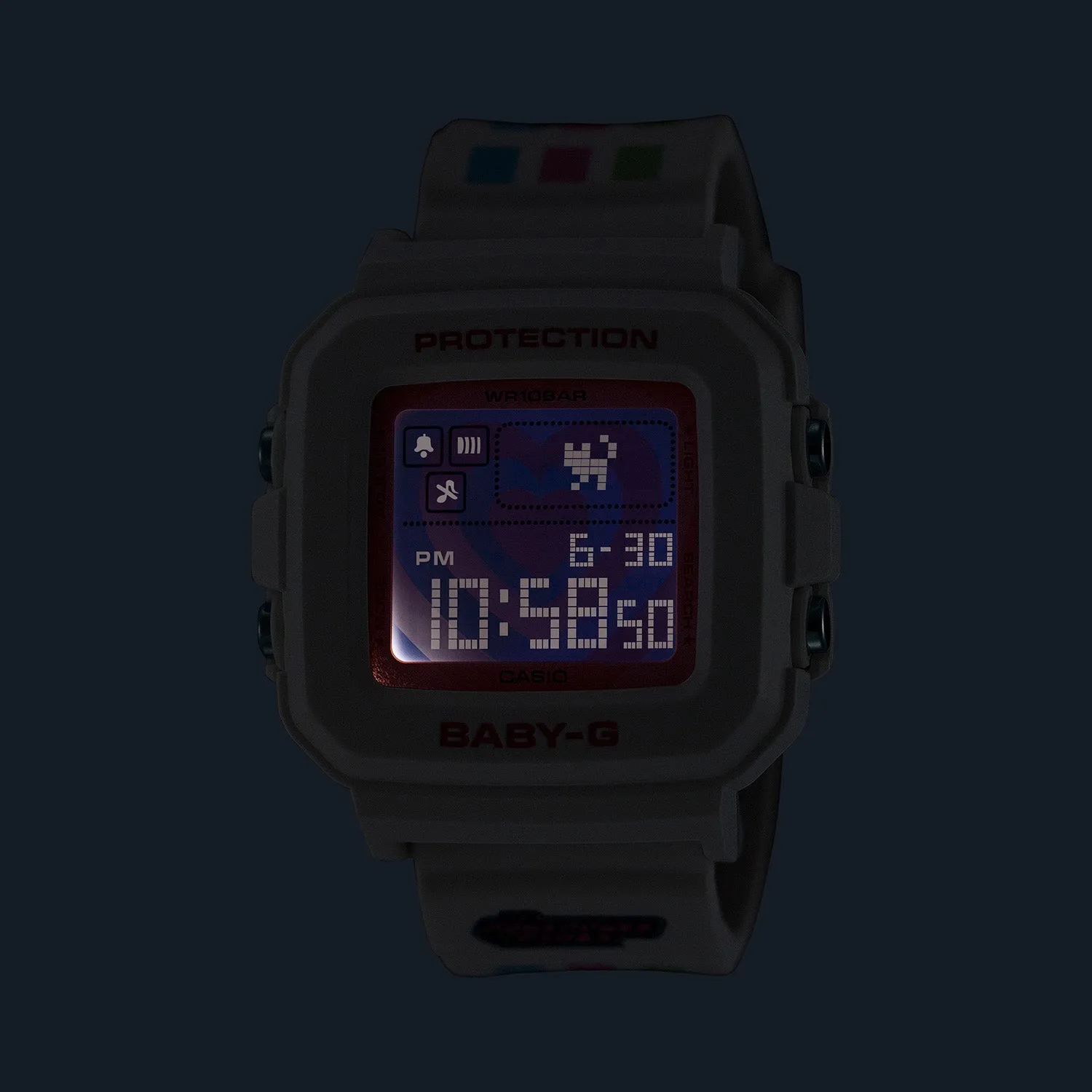 Casio x The Powerpuff Girls Baby-G  Plus White BGD10KPP-7