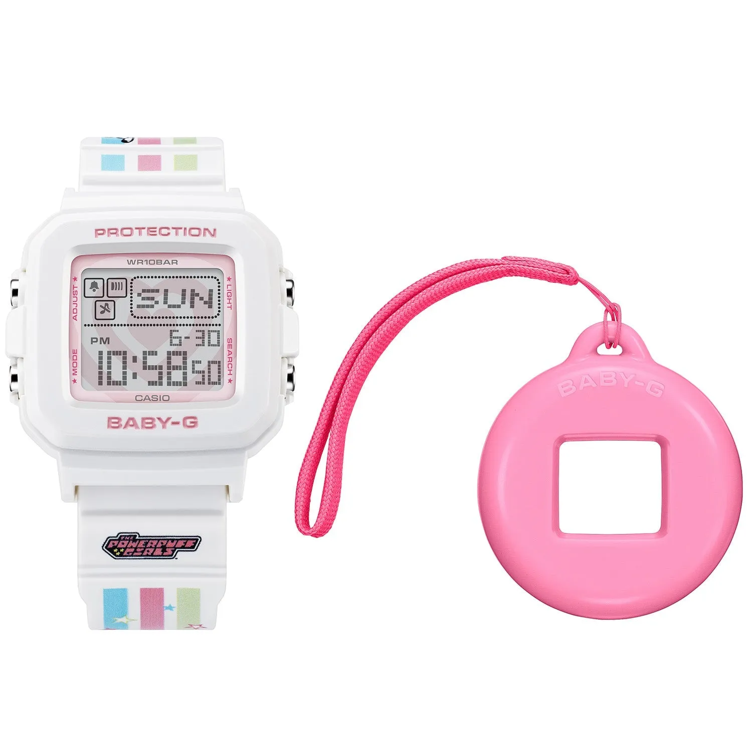 Casio x The Powerpuff Girls Baby-G  Plus White BGD10KPP-7