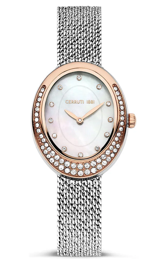 Cerruti 1881 Nemi Ladies Two-Tone Stainless Steel Watch