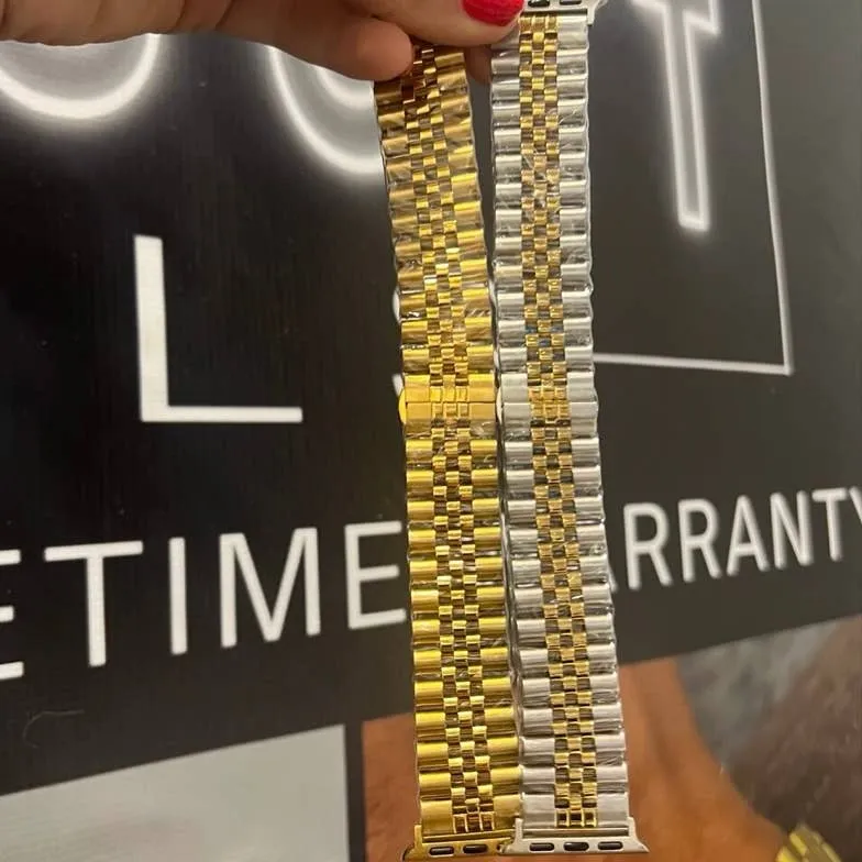 CHANSUTTPEARLS - WATCH BAND : TWO TONED / 42-44-45-49MM