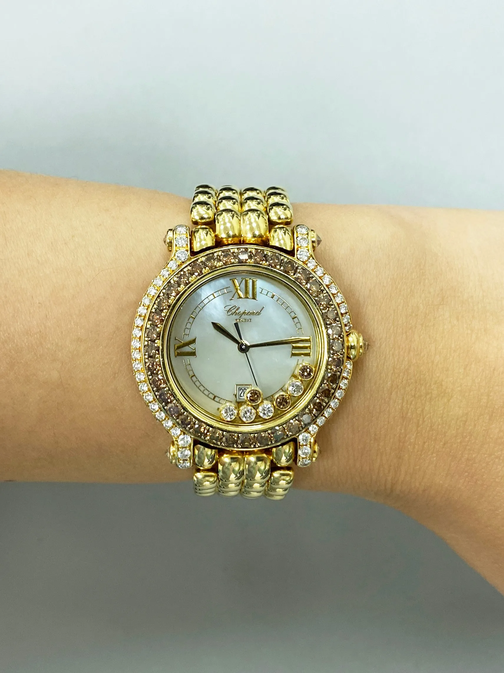 Chopard Happy Sport 27/6817 Diamond MOP Dial Ladies Watch