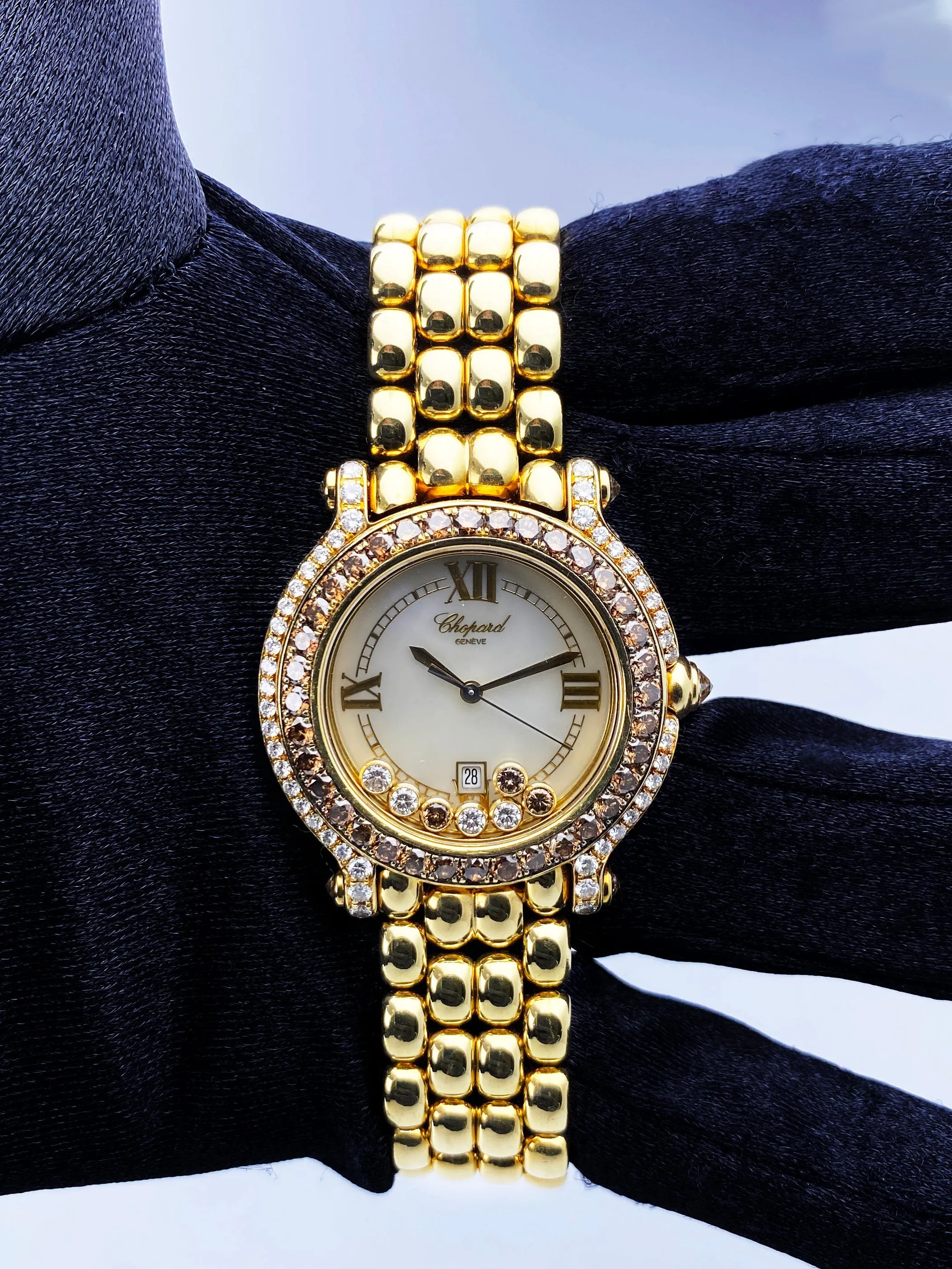 Chopard Happy Sport 27/6817 Diamond MOP Dial Ladies Watch