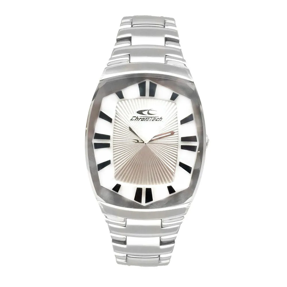 Chronotech Silver Stainless Steel Watch