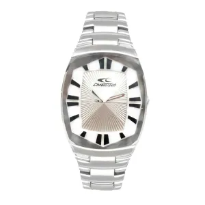 Chronotech Silver Stainless Steel Watch