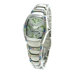 Chronotech Silver Stainless Steel Watch
