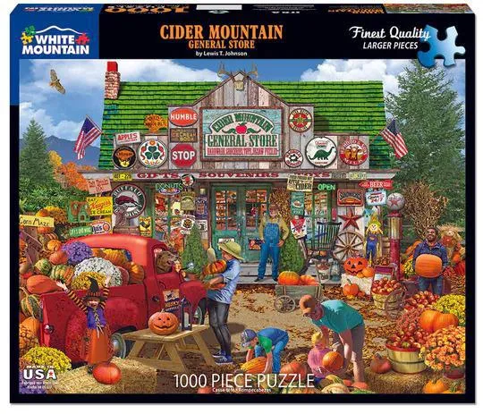 Cider Mountain General Store Puzzle -1000pc - by White Mountain