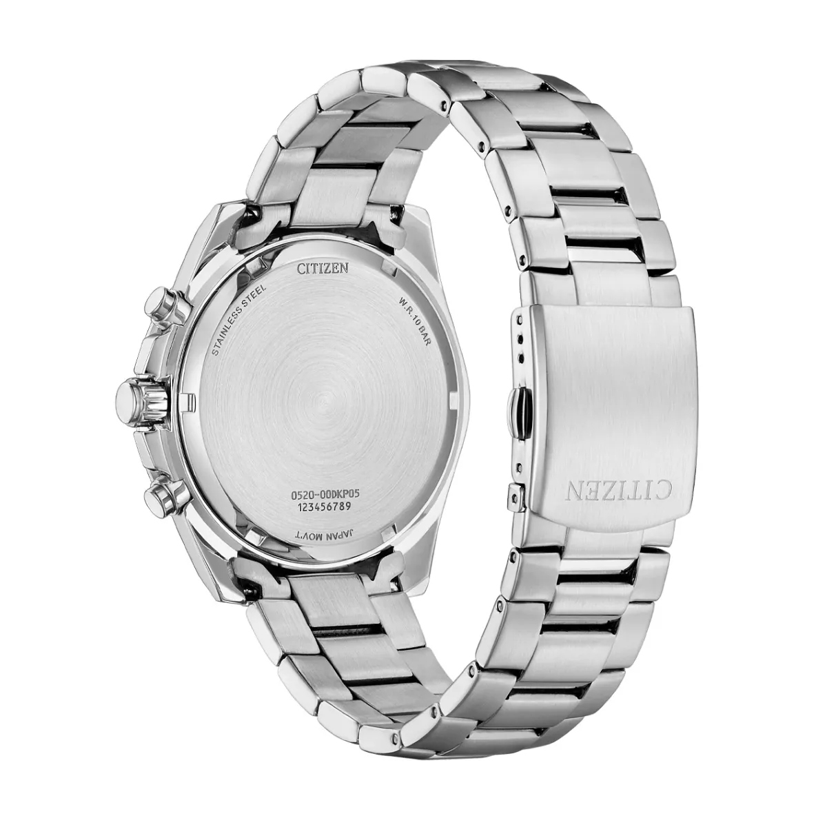Citizen AN8230-59E Quartz Chronograph: Sporty Black Dial Steel