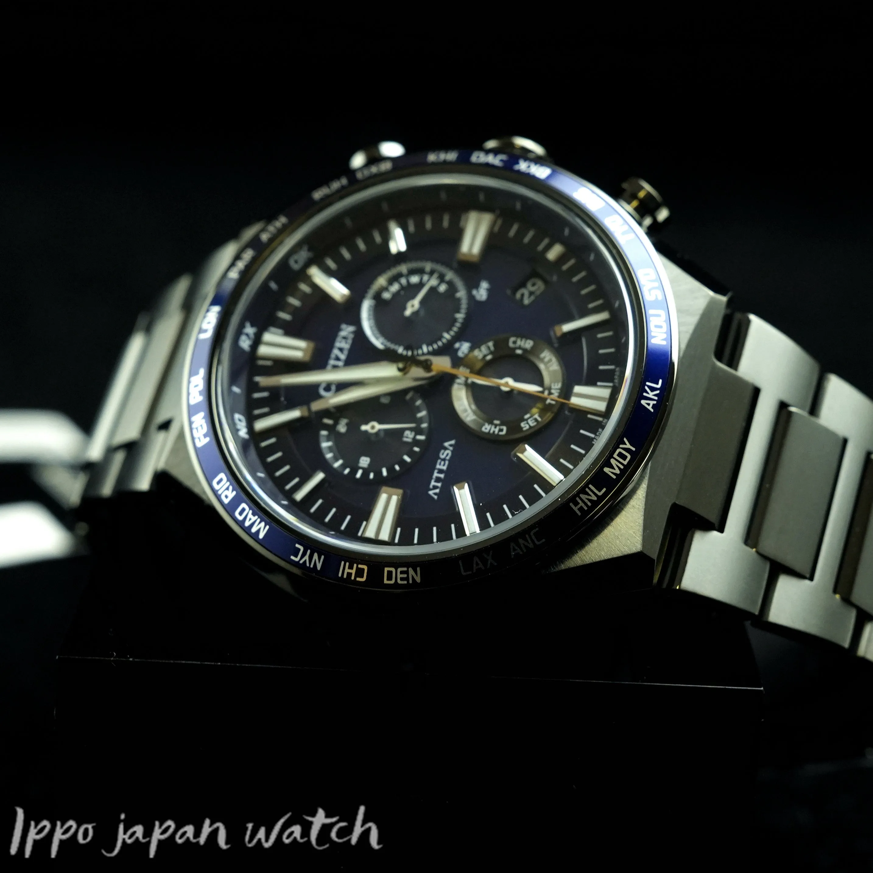 Citizen attesa CB5967-66L solar quartz E660 titanium 10 ATM watch 2024.1release
