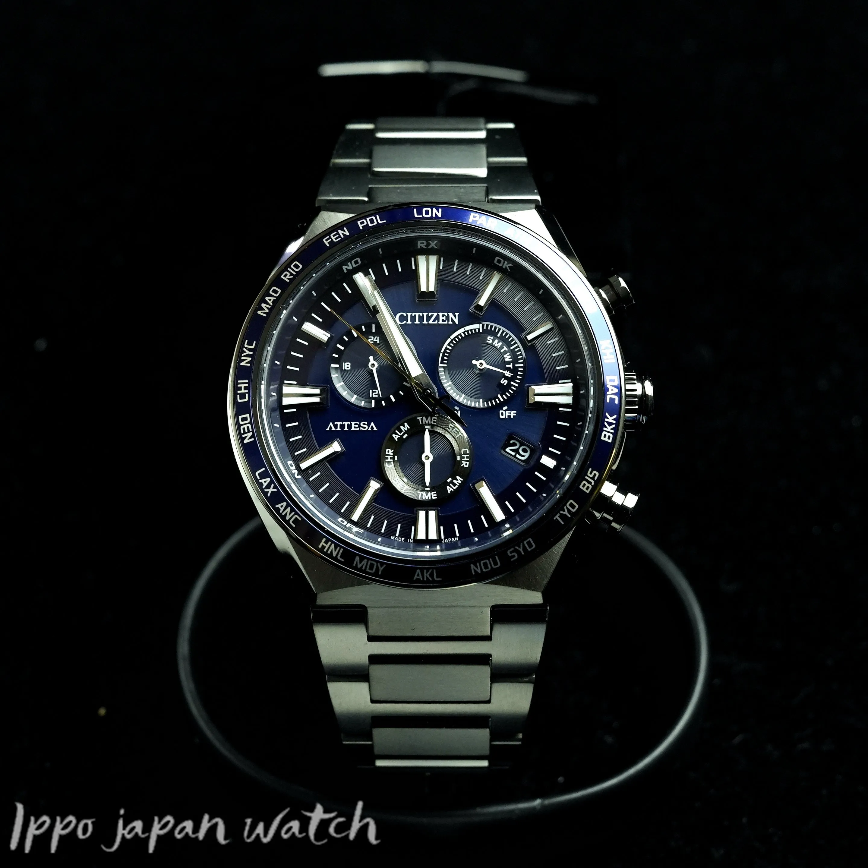 Citizen attesa CB5967-66L solar quartz E660 titanium 10 ATM watch 2024.1release