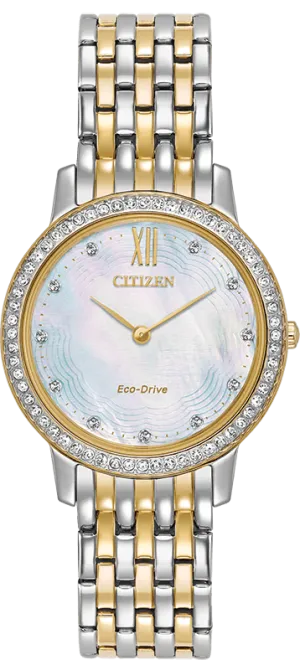 Citizen Eco Drive Silhouette Crystal Women's Watch EX1484-57D