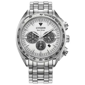 CITIZEN Eco-Drive Sport Luxury Carson Mens Stainless Steel