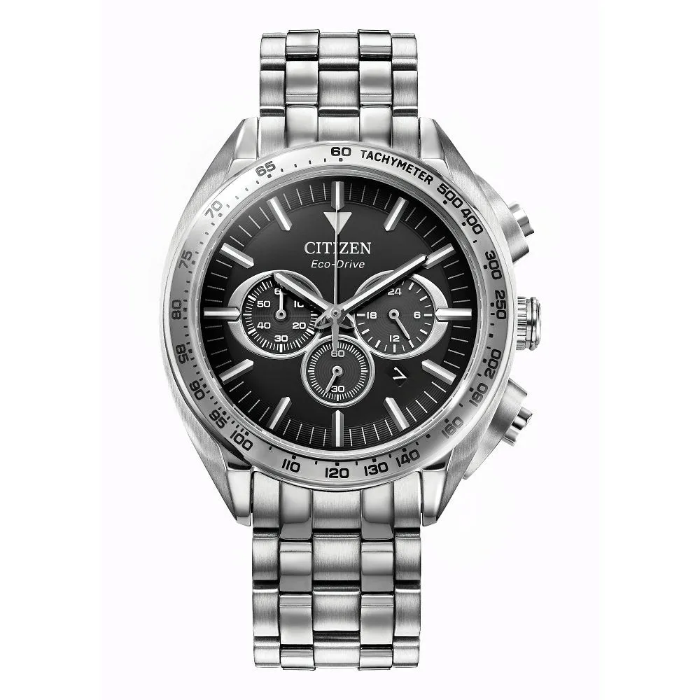 CITIZEN Eco-Drive Sport Luxury Carson Mens Stainless Steel