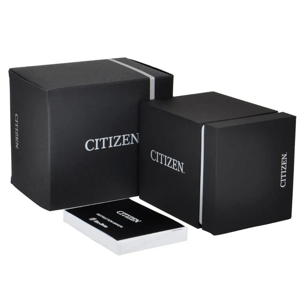Citizen Gents Sporty Dress Eco-Drive Brown Leather Men's Watch - BU2013-08E