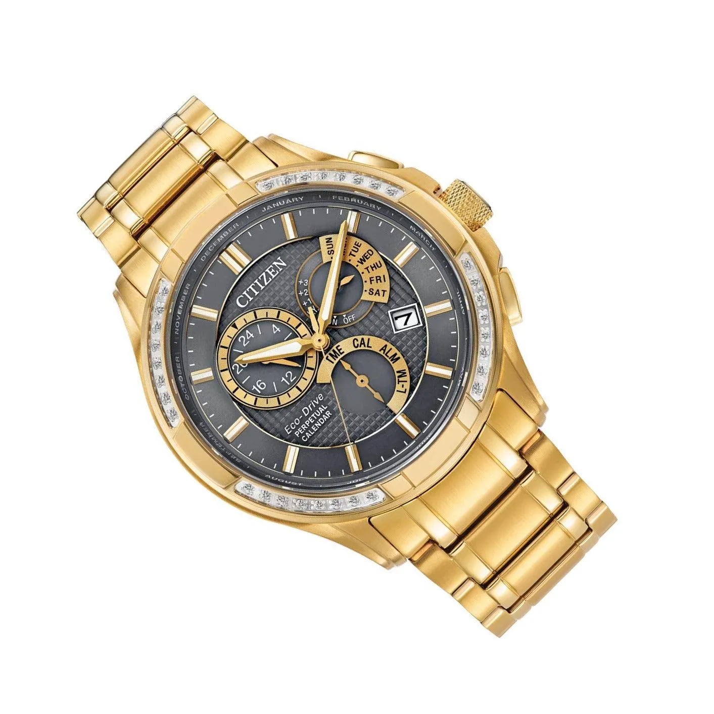 Citizen Sport Luxury Eco Drive Diamond Men's Watch BL8172-59H