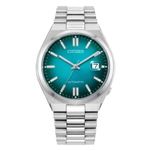 Citizen Tsuyosa Sport Automatic Mens Stainless Steel Teal Gradient Dial Watch