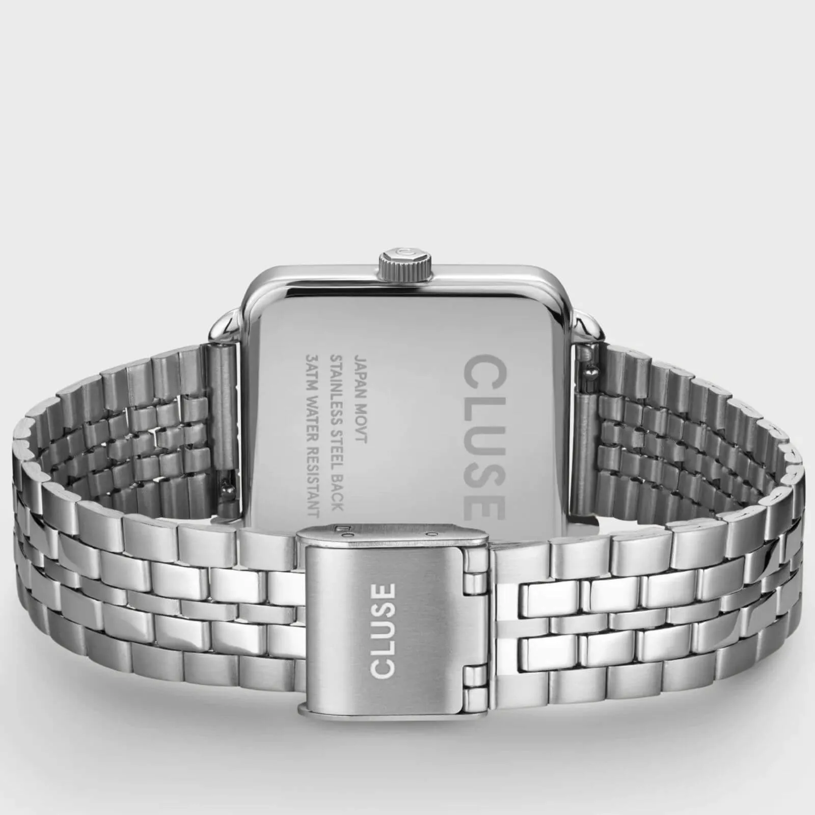 Cluse La Tetragone Silver Square Watch