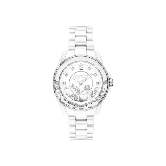 Coach Preston White Women's Watch 14503464