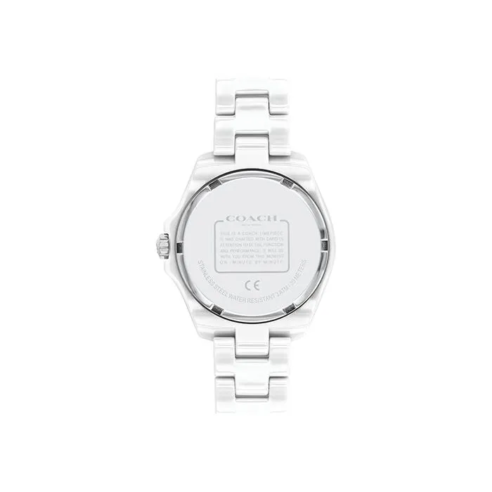 Coach Preston White Women's Watch 14503464