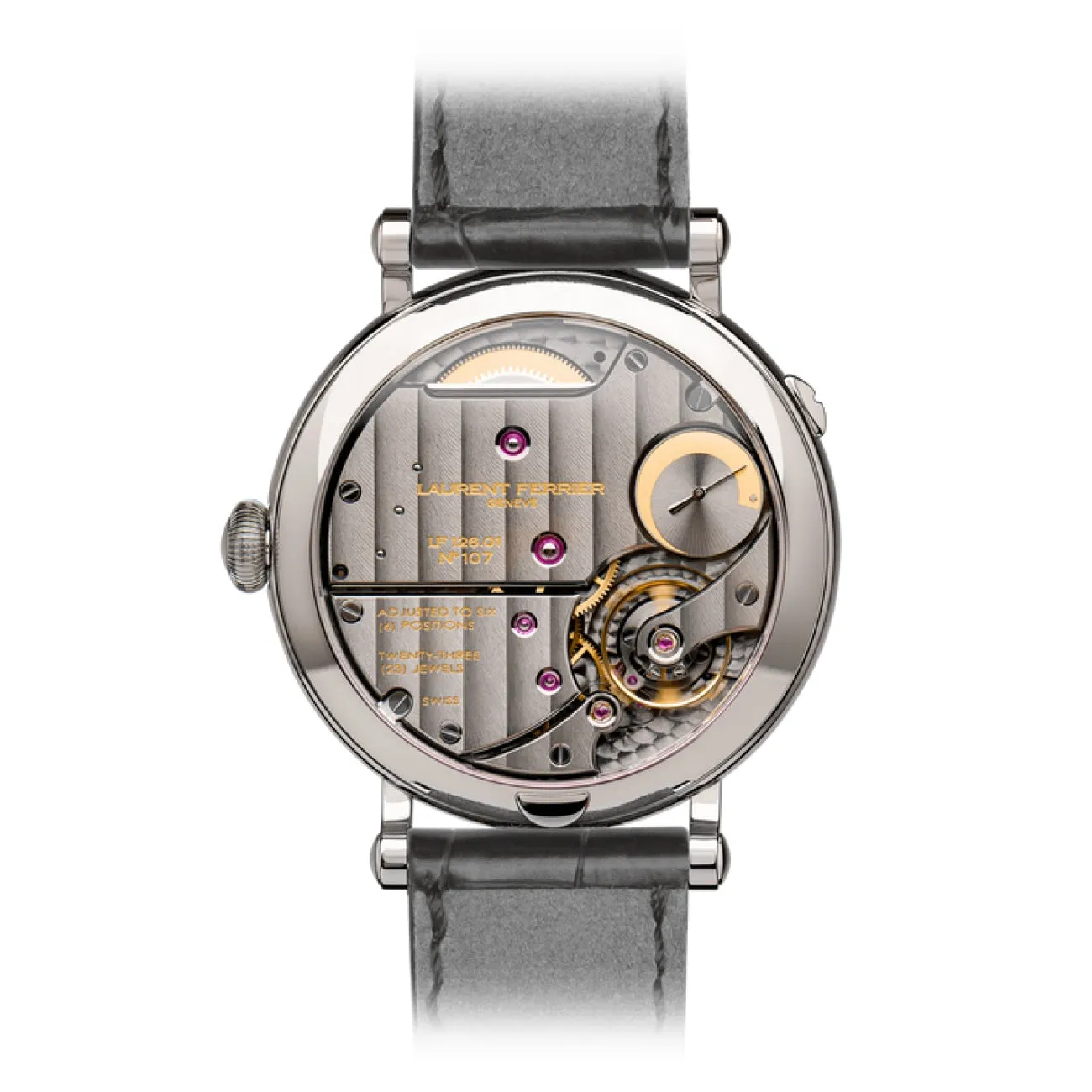 ÉCOLE ANNUAL CALENDAR OPALINE WHITE DIAL