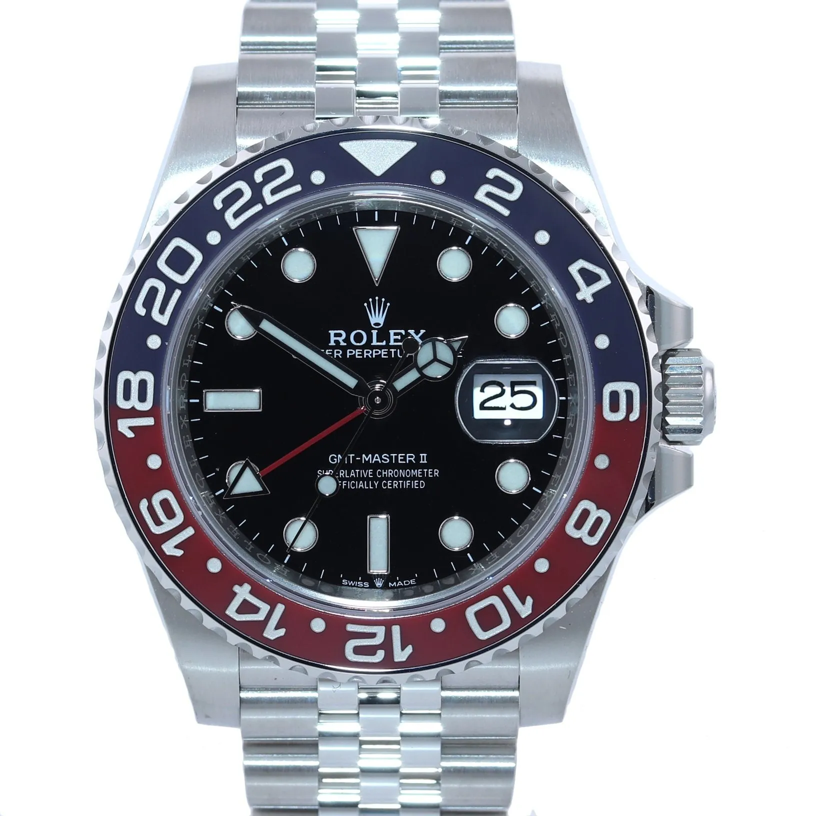 Copy of NEW GREEN CARD 2020 Rolex GMT Master PEPSI Red Blue Ceramic 126710 BLRO Watch