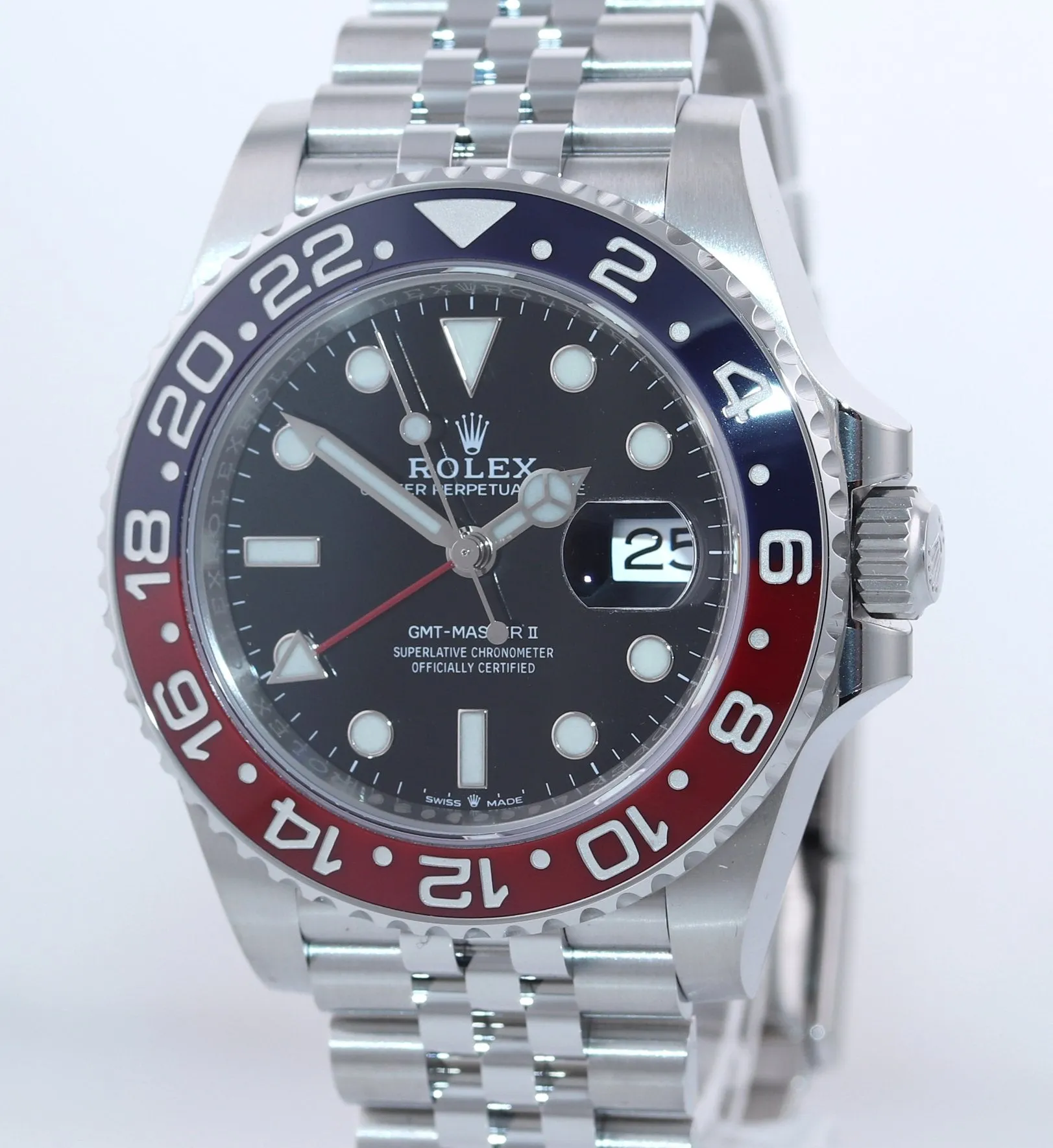 Copy of NEW GREEN CARD 2020 Rolex GMT Master PEPSI Red Blue Ceramic 126710 BLRO Watch